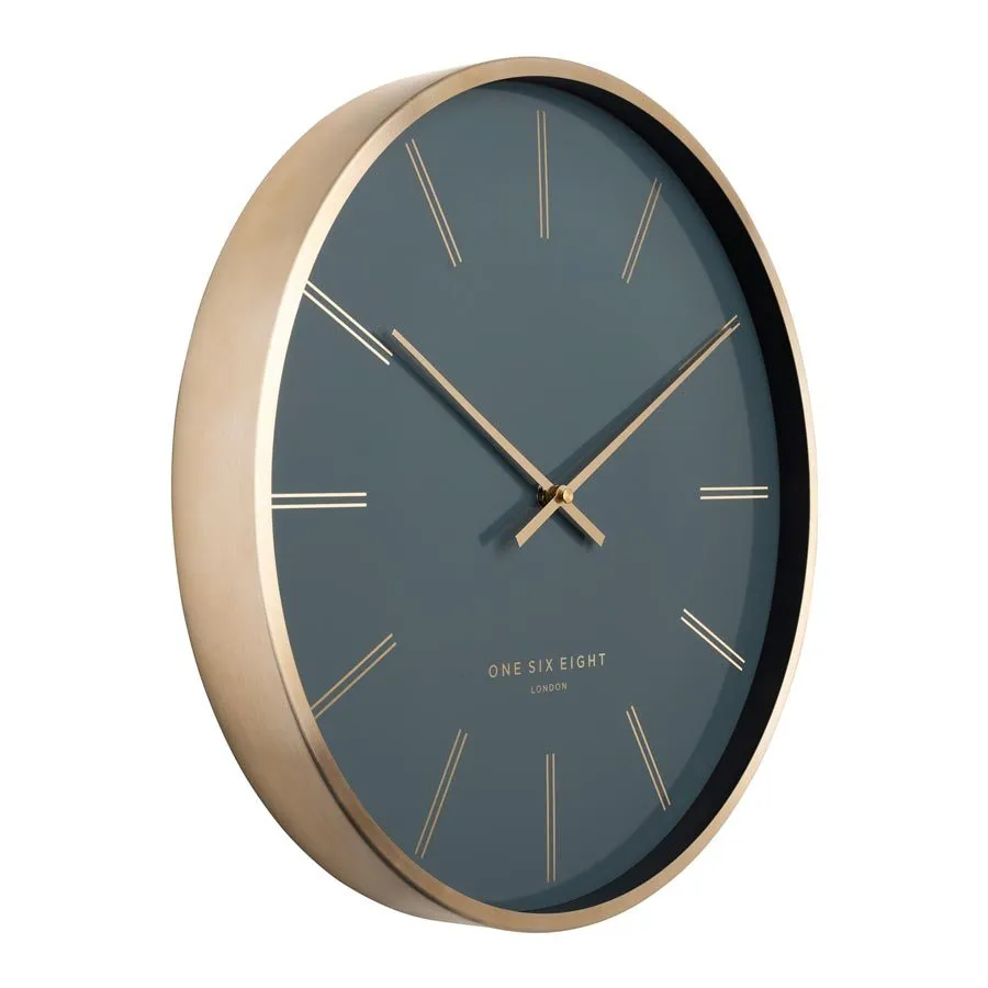 Otto Clock - Petrol Blue (40cm)