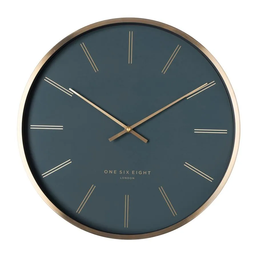 Otto Clock - Petrol Blue (40cm)