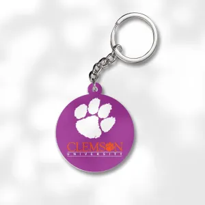 Pack 3 Clemson University Keychains