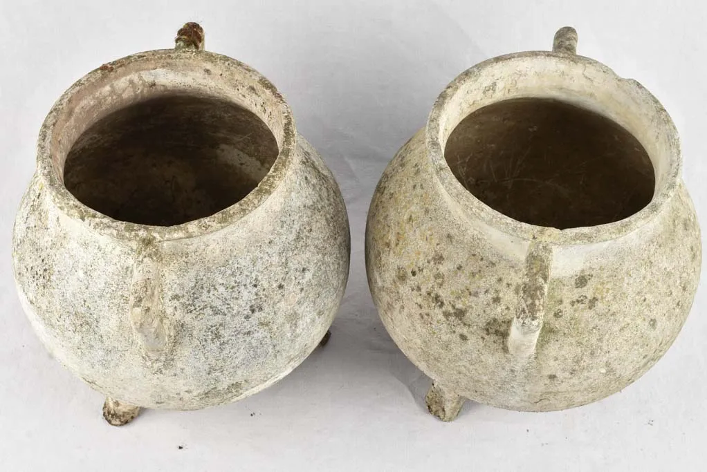 Pair Of Willy Guhl Kettles marmite planters 17¼"