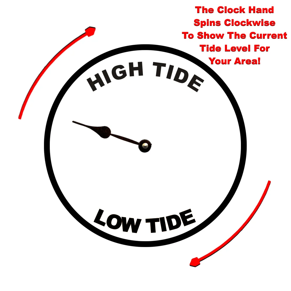 Personalized Beach Decor: Custom Wave Tide Clock