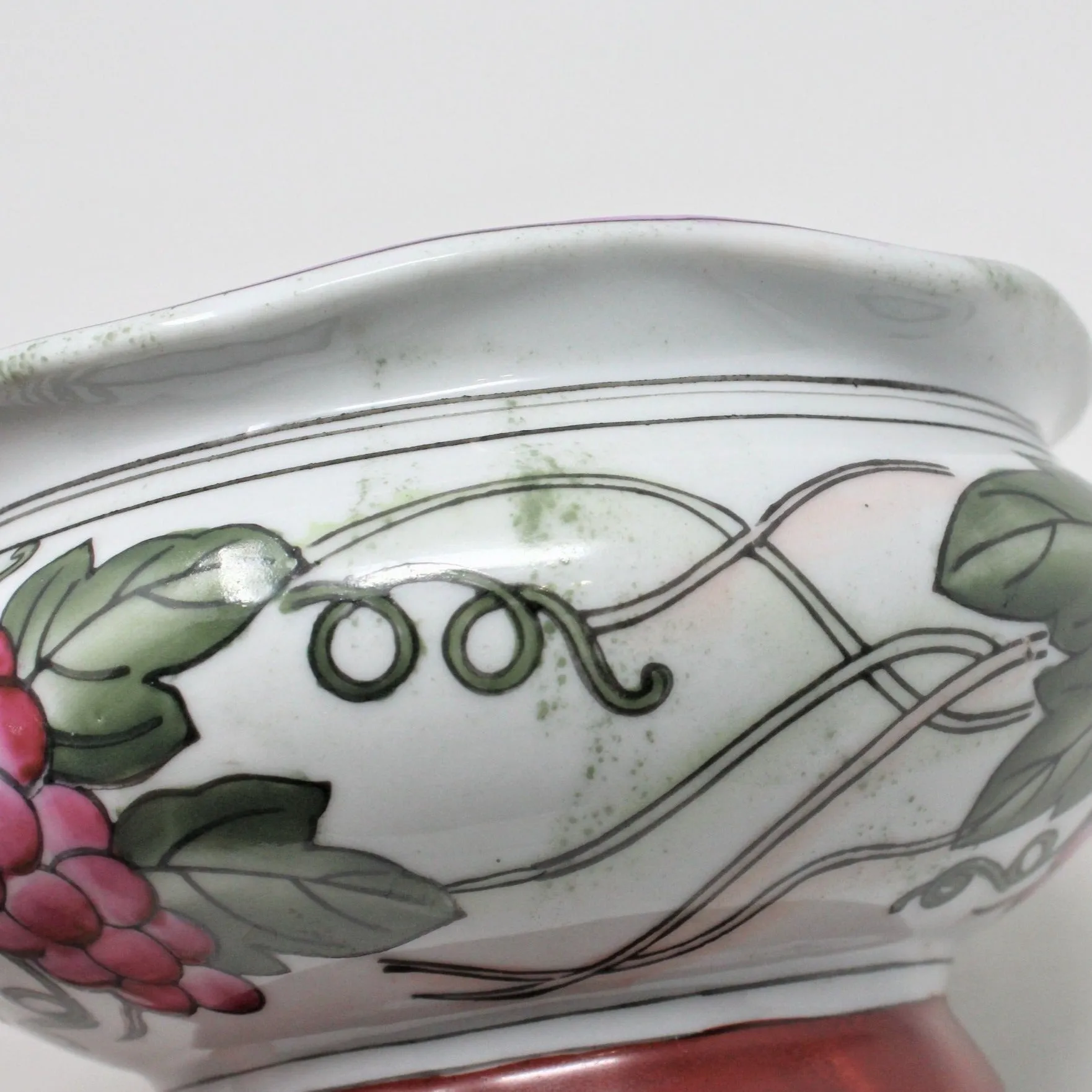 Planter / Vase, AAA Imports, Oriental Grape Clusters, Vintage