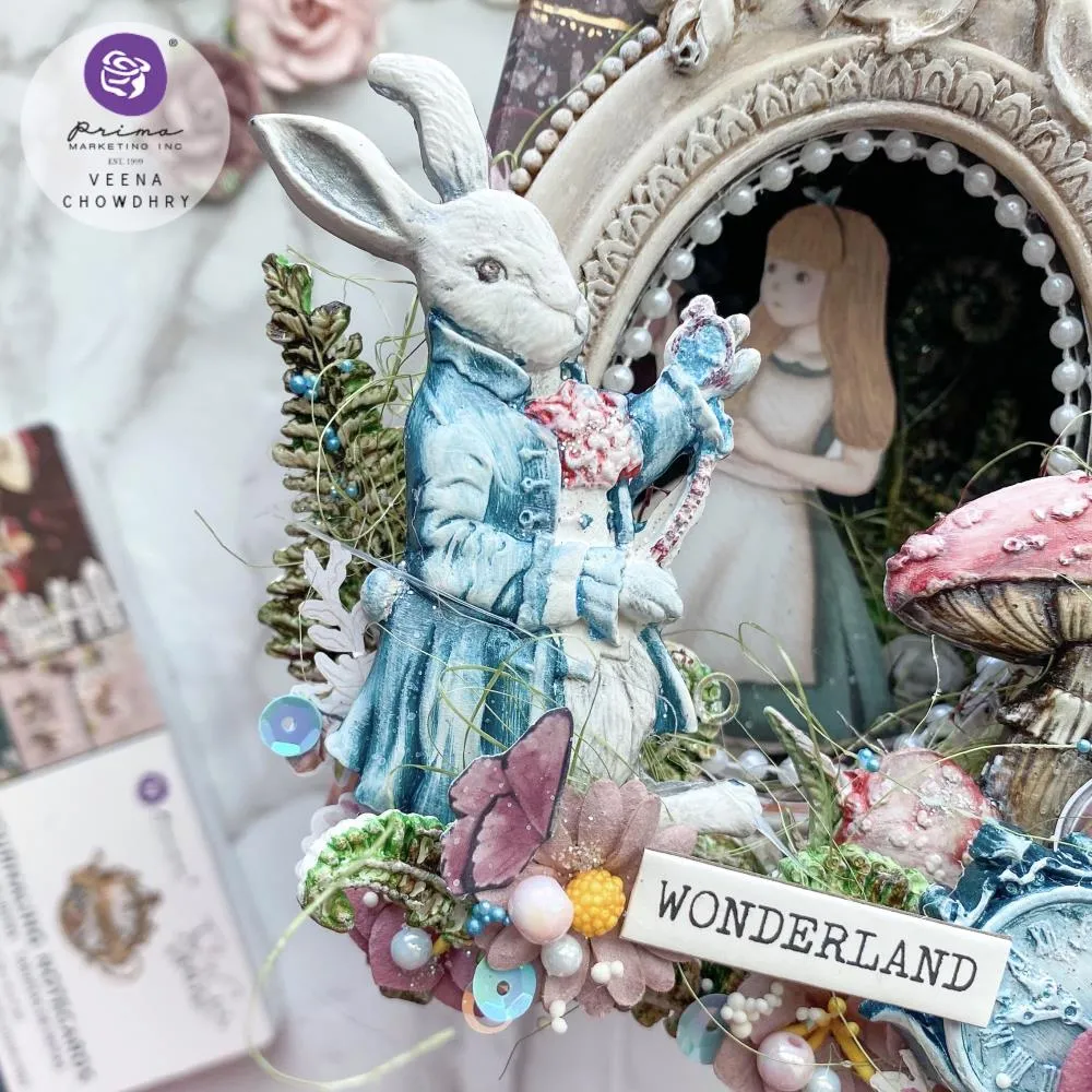 Prima Marketing Lost In Wonderland Cardstock Ephemera 58/Pkg