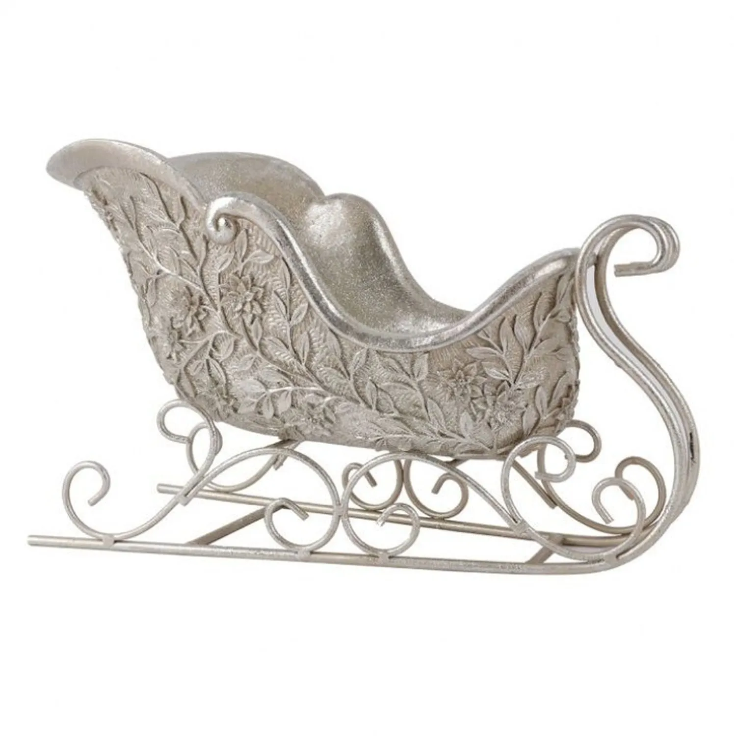 Regency International 15"Resin Royal Gilded Sleigh