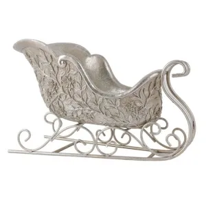Regency International 15"Resin Royal Gilded Sleigh