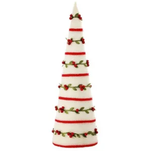 Regency International 18" Berry Vine Frosted Cone Tree