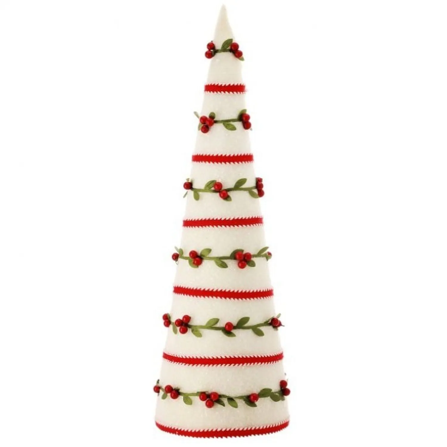 Regency International 18" Berry Vine Frosted Cone Tree