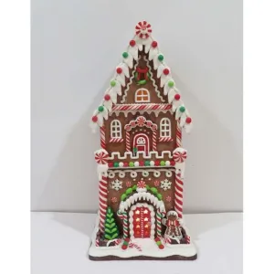 Regency International 21" LED Battery Timer Candy Town Lighted House