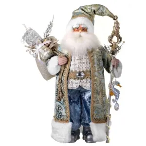 Regency International 21" Metallic Neptune Santa