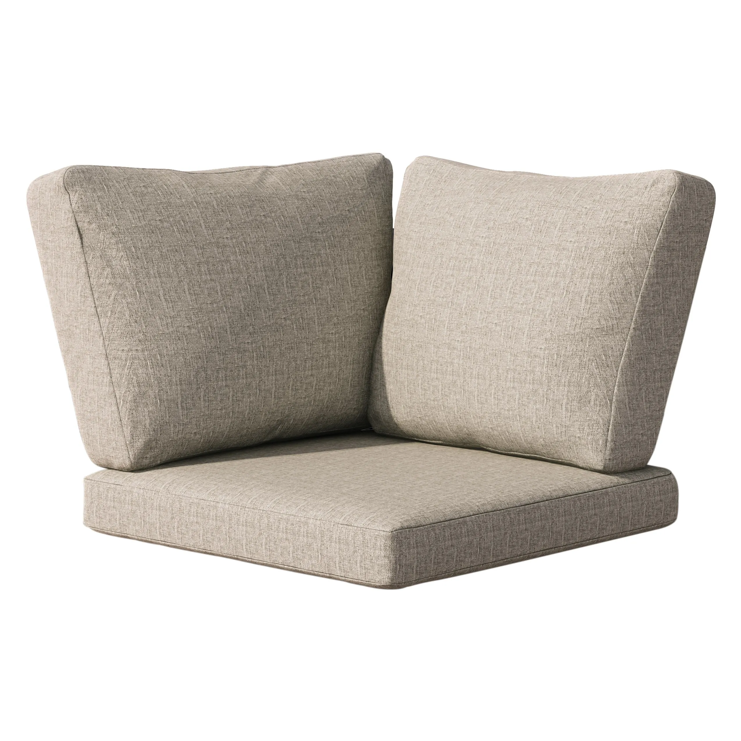 Replacement Back & Seat Square Corner Sectional Cushions 3pc