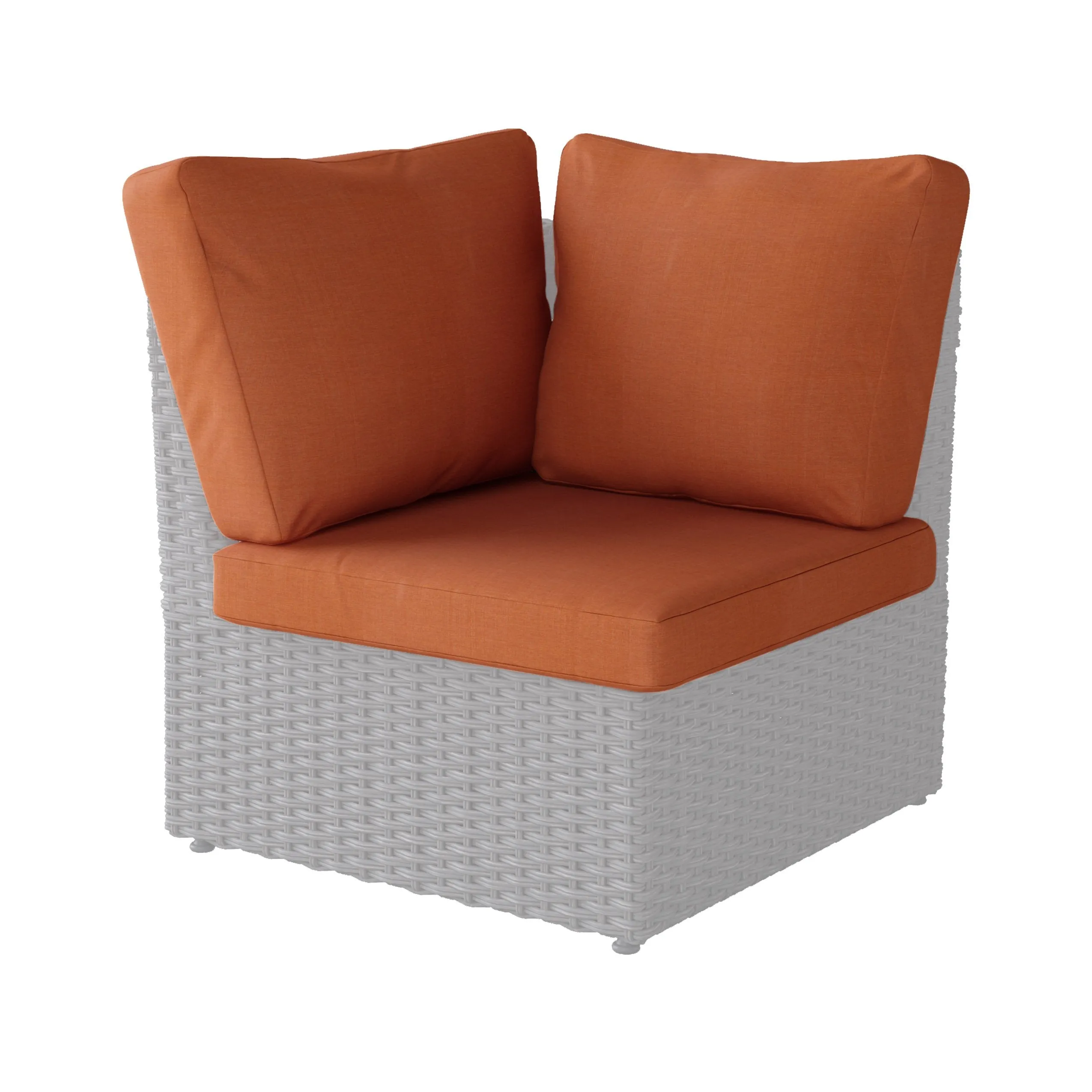 Replacement Back & Seat Square Corner Sectional Cushions 3pc