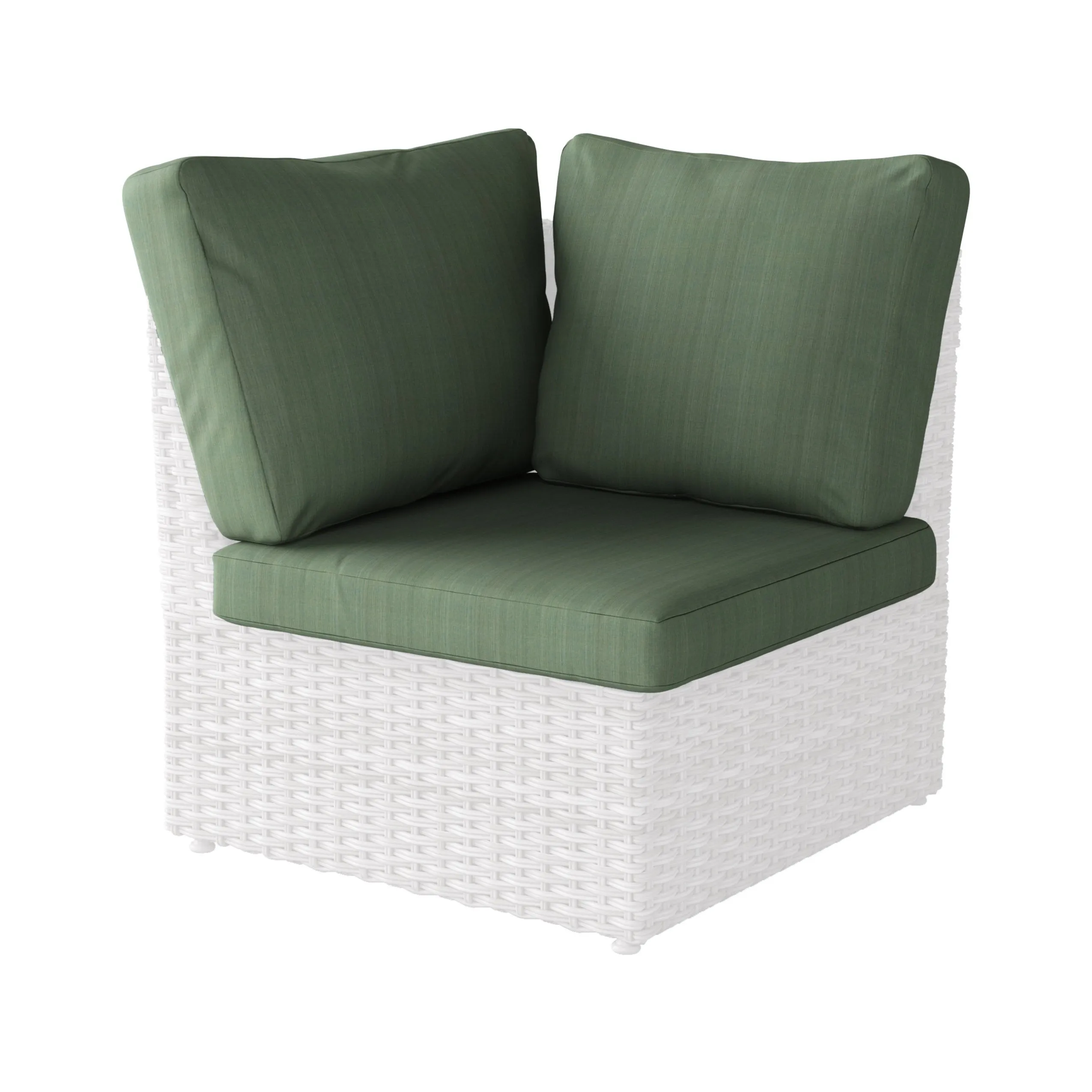 Replacement Back & Seat Square Corner Sectional Cushions 3pc
