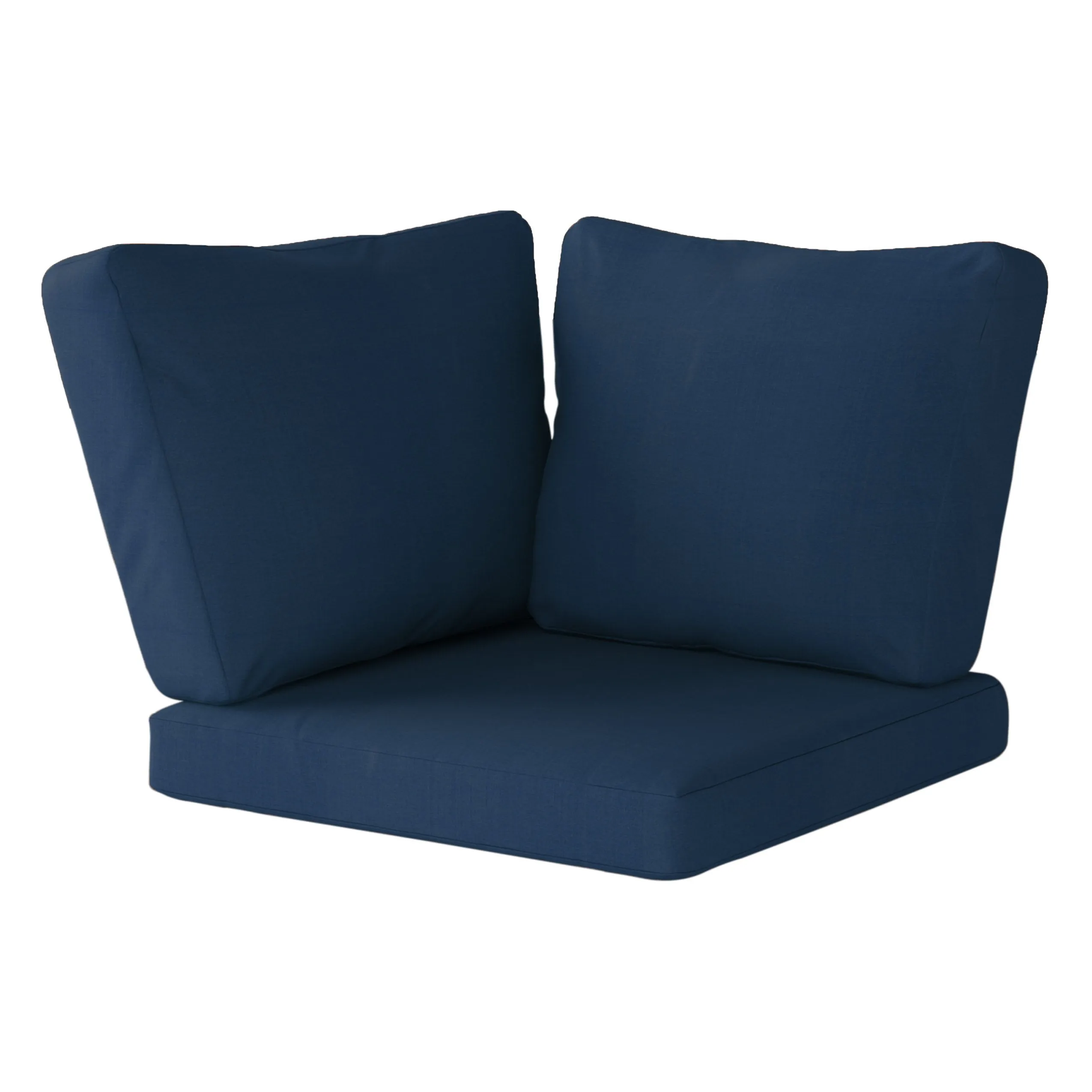 Replacement Back & Seat Square Corner Sectional Cushions 3pc