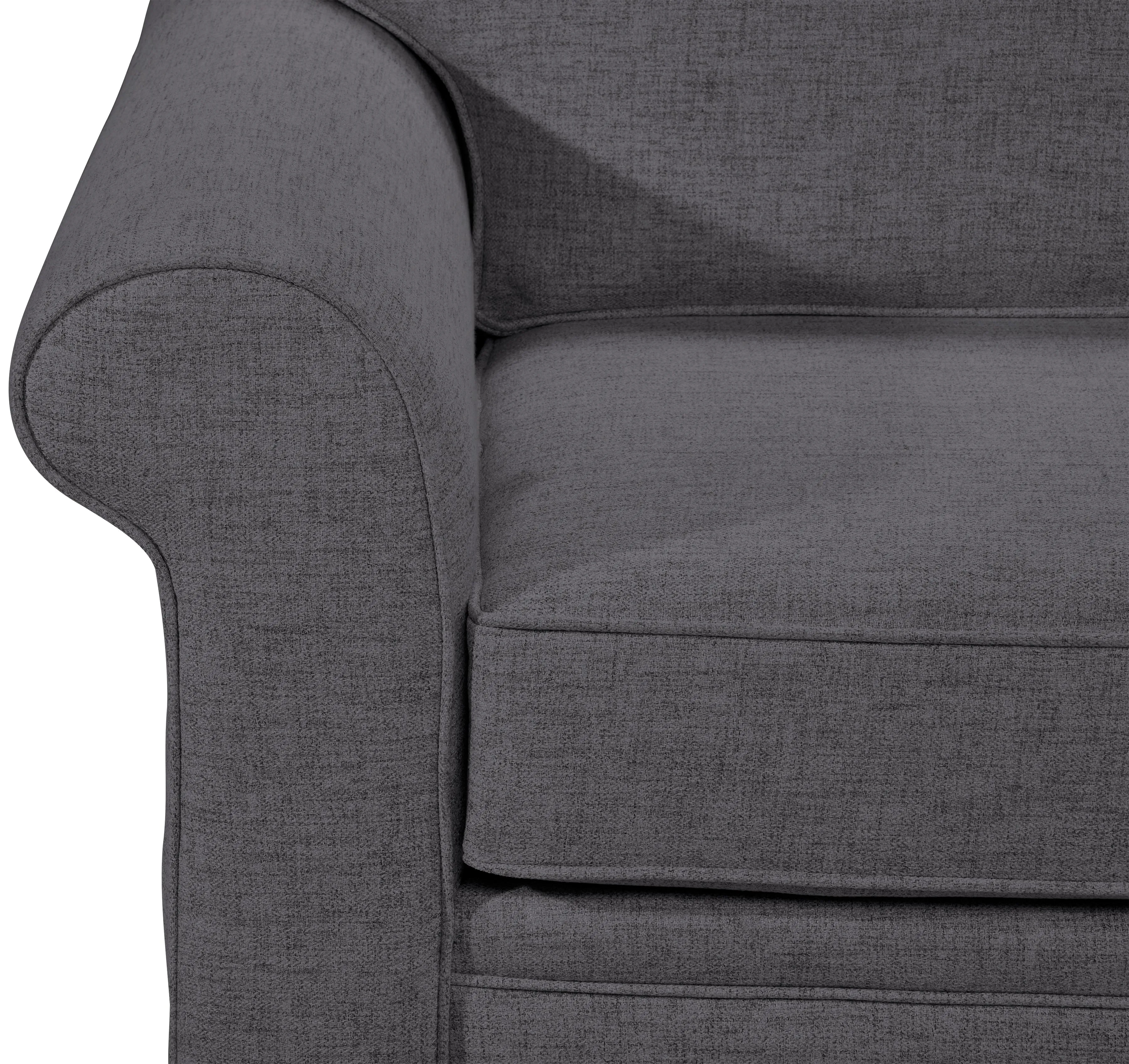 Rykneld Sofa, Loveseat and Chair Set - Charcoal