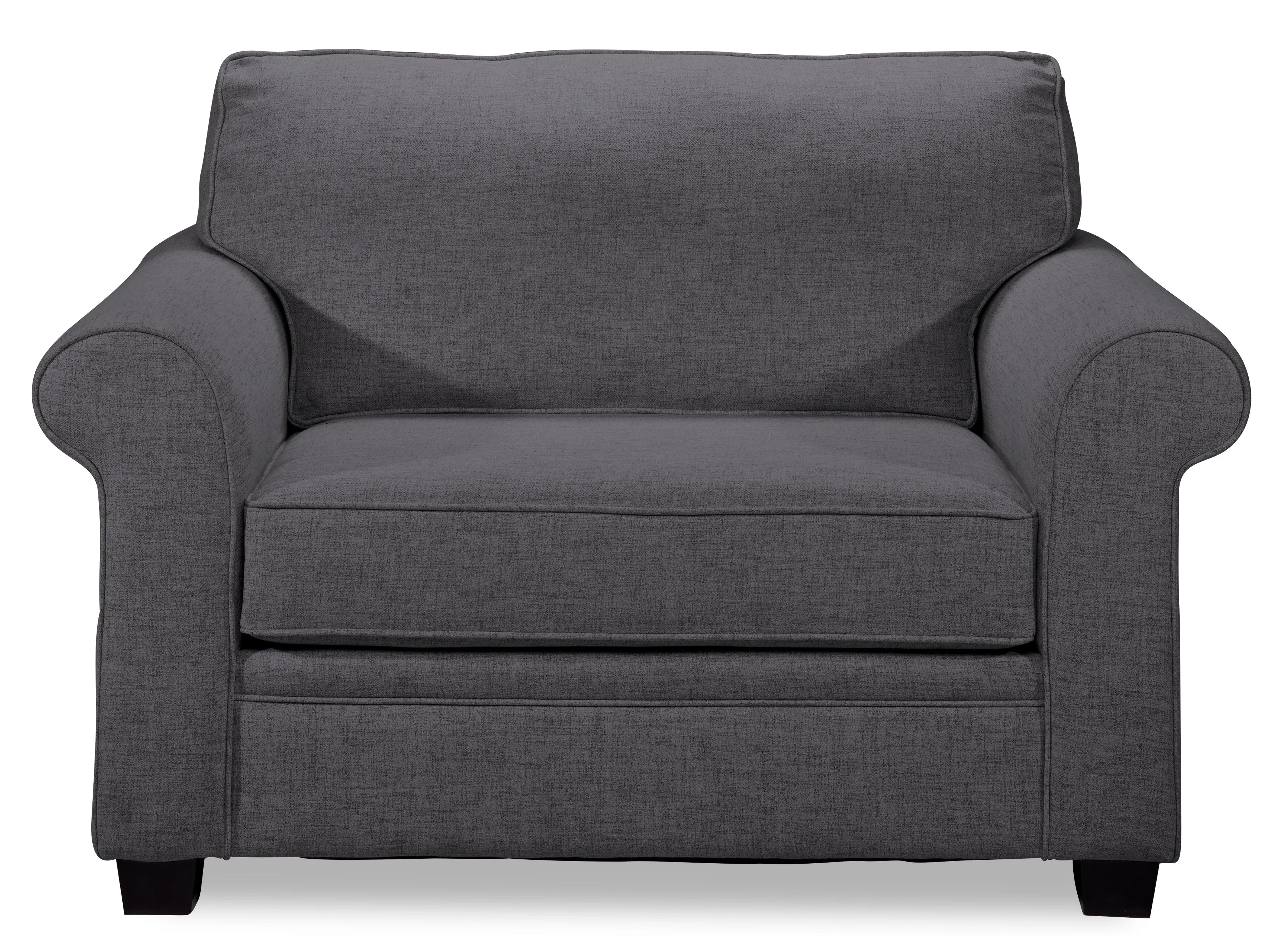 Rykneld Sofa, Loveseat and Chair Set - Charcoal
