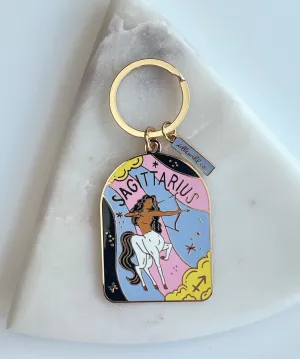 Sagittarius Keychain