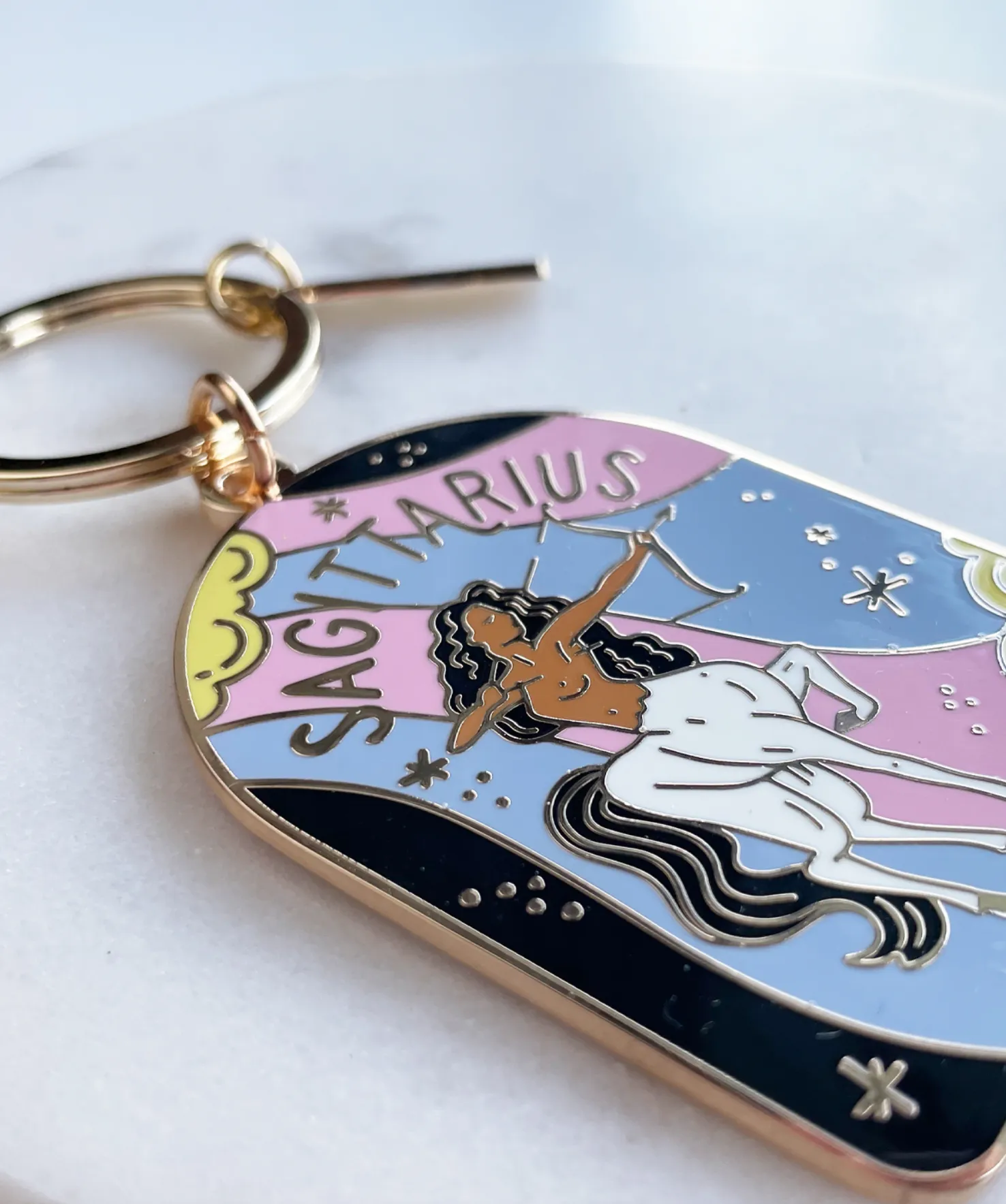 Sagittarius Keychain