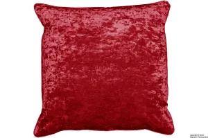 Serenity Crushed Velvet Cushion - Postbox