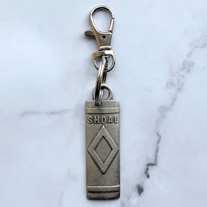 Shoal Marker Pewter Keychain