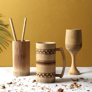 Silpakarman Bamboo Drinkware Combo -3