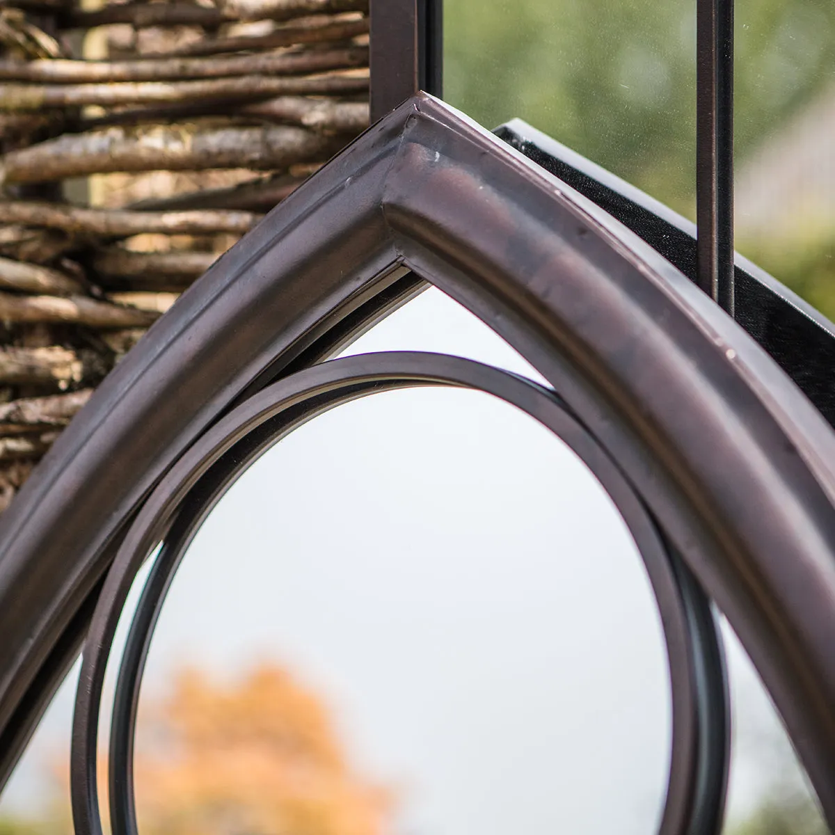 Solstice Noir Outdoor Mirror