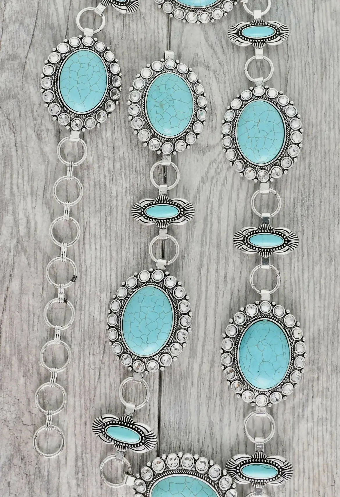 Sophia Crystal Concho Belt