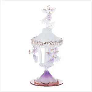 Spun Glass Angel Figurine