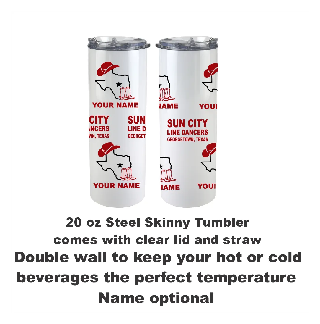 Sun City Line Dancers Drinkware