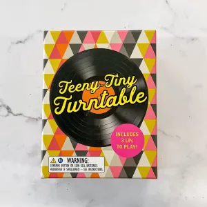Teeny-Tiny Turntable: Includes 3 Mini-LPs to Play!