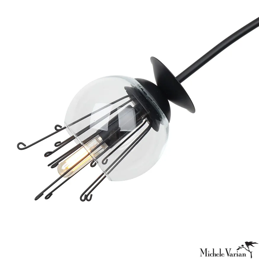 The Fleurish Major Chandelier Black
