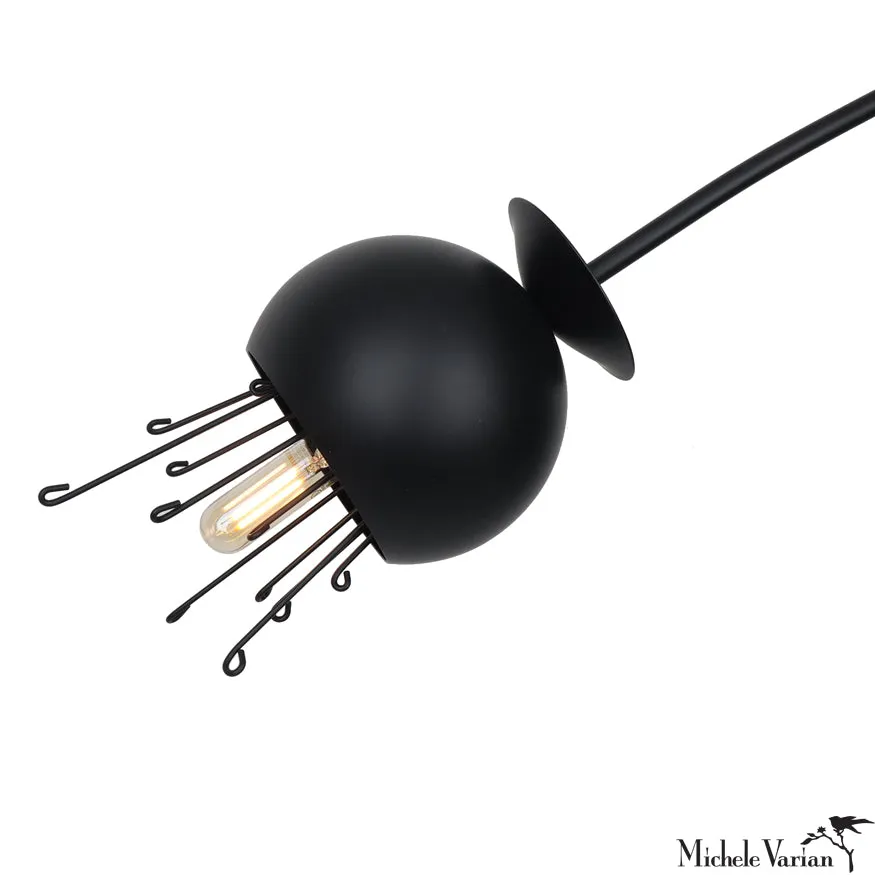The Fleurish Major Chandelier Black