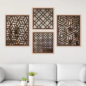 The WoWart Wall Hanging Mirror Frame (WDJ-BC-37, 10X13/10X10 inches)
