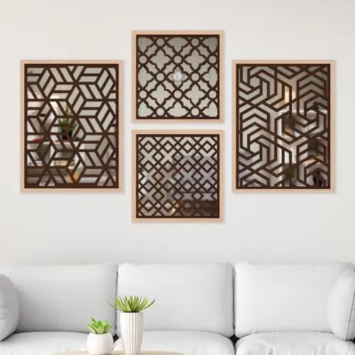 The WoWart Wall Hanging Mirror Frame (WDJ-BC-37, 10X13/10X10 inches)