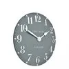 Thomas Kent 12" Arabic Wall Clock Flax Blue