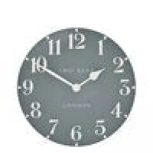 Thomas Kent 12" Arabic Wall Clock Flax Blue