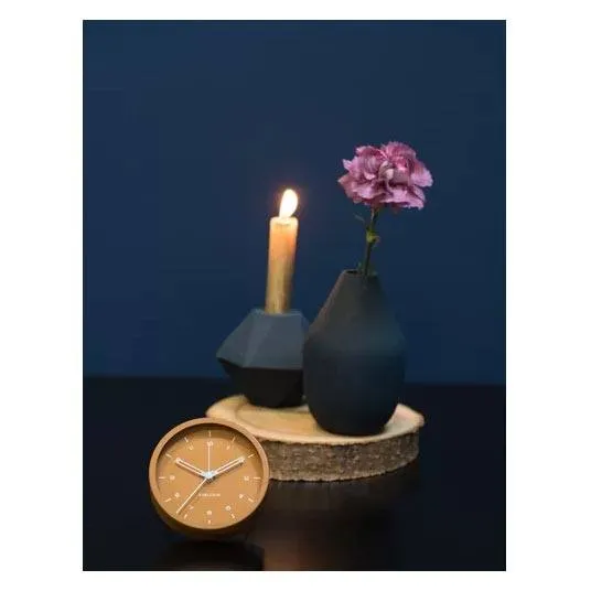 Tinge Alarm Clock - Caramel Brown