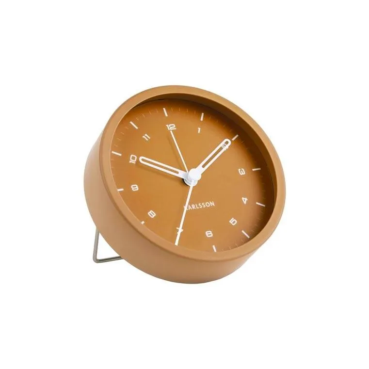Tinge Alarm Clock - Caramel Brown