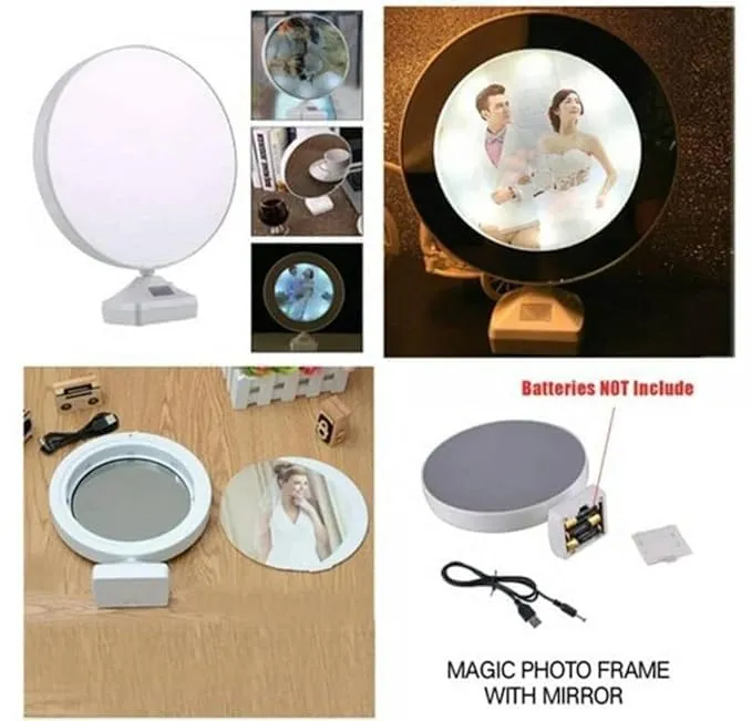 TRUEDUKAAN Customizable Personalized Photo Framed Mirror for Home, Office, Bedroom, Living Room, Kitchen, Dining Room, Bedside Table