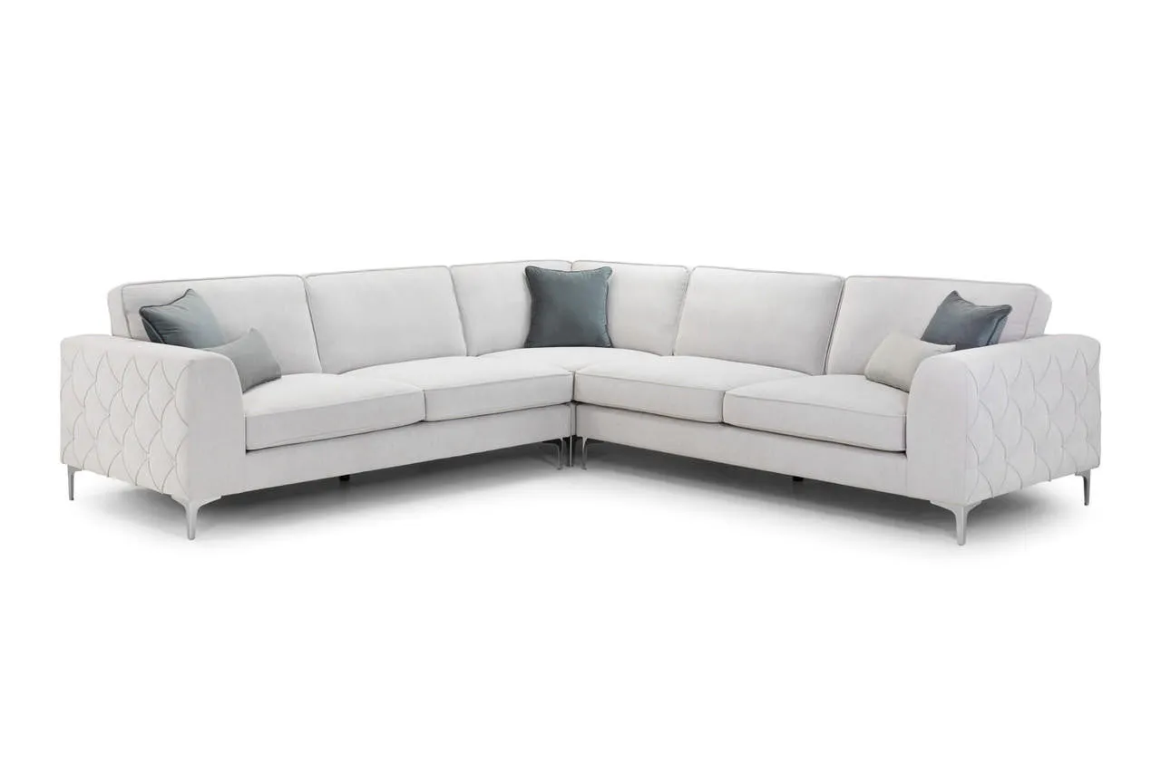 Tux Sofa - Stone Large Corner 298 x 298 cm