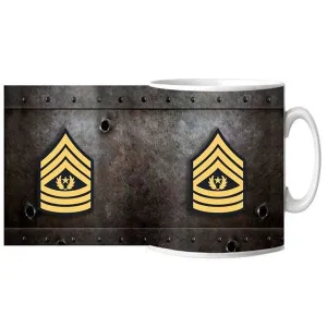 US Army Command Sergeant Major Ceramic Mug 15 oz