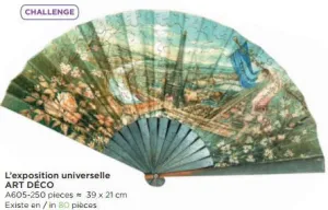 Used 250 piece Adult Hand Cut Wooden Jigsaw Puzzle - L'Exposition Universelle