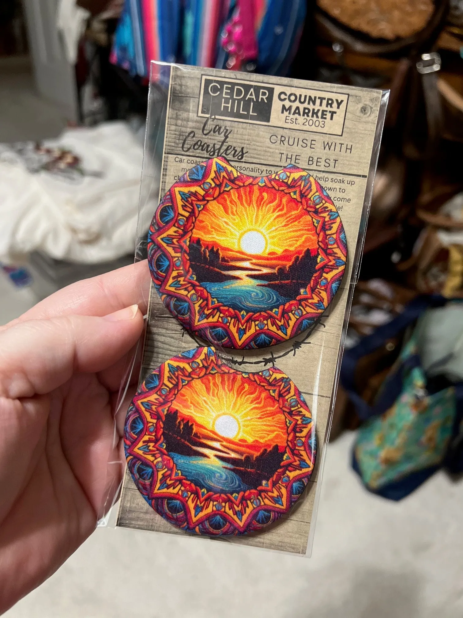 Western Car Coasters - Variety