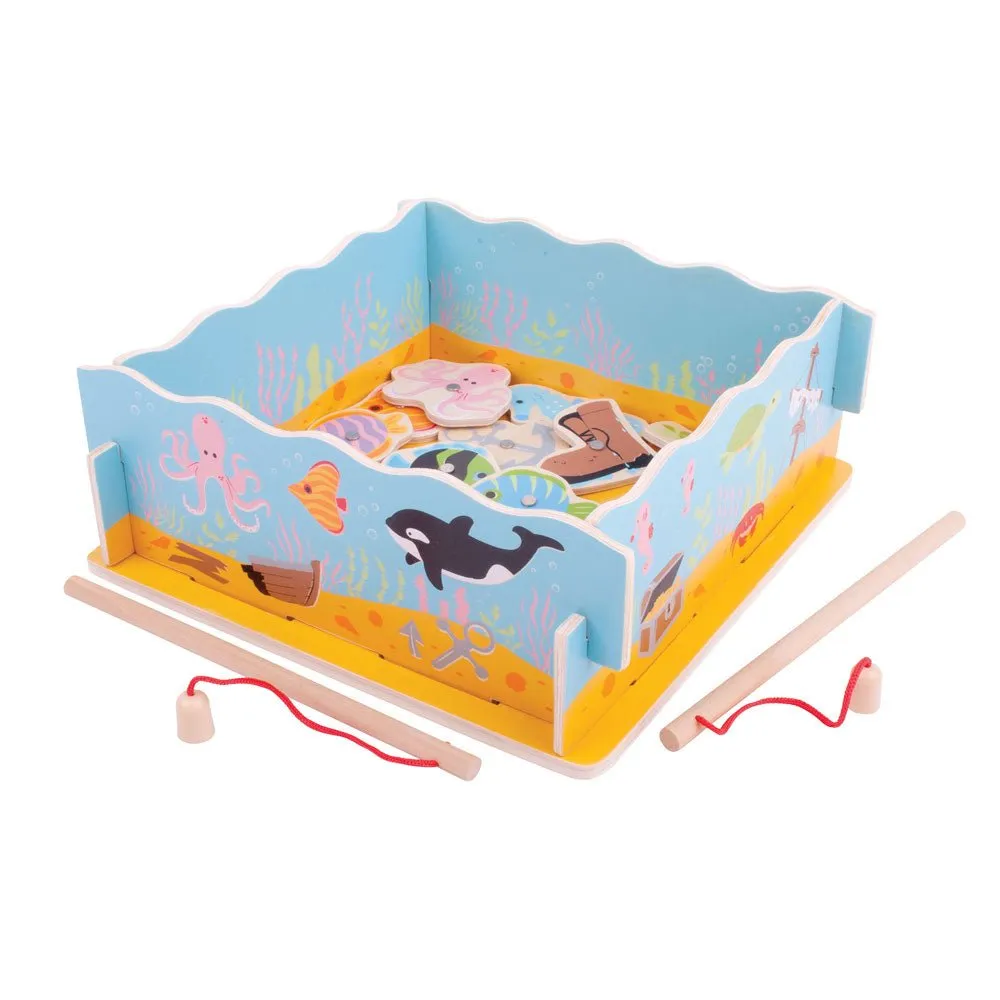 Wooden Magnetic Fishing Game
