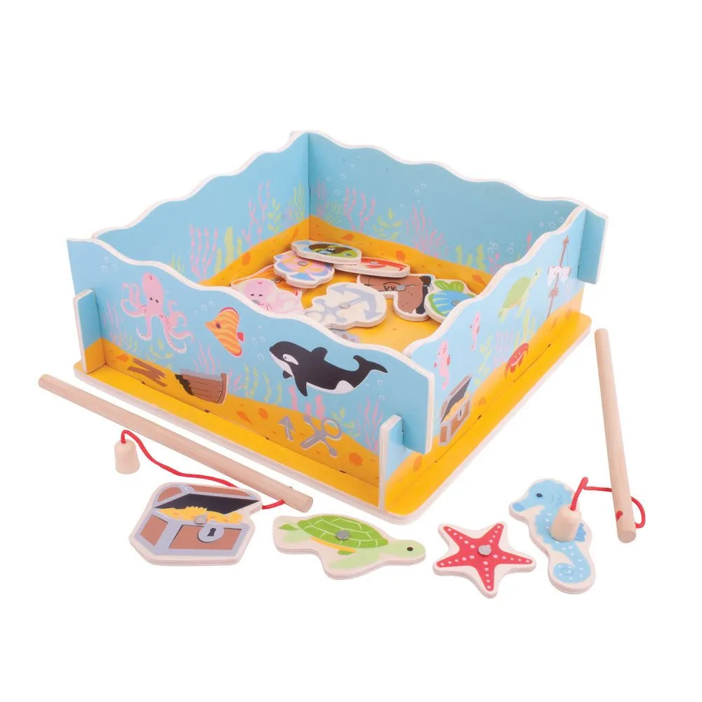 Wooden Magnetic Fishing Game