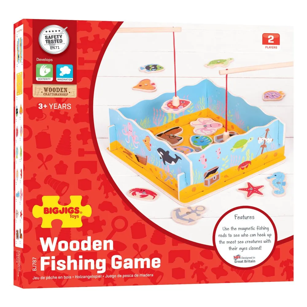 Wooden Magnetic Fishing Game